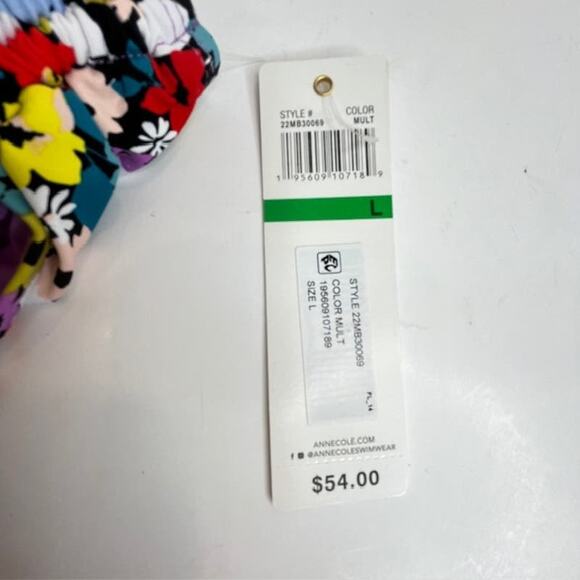 Anne Cole NEW Alex Adjustable Side Tie Bikini Bottom Sz Large - Picture 7 of 8